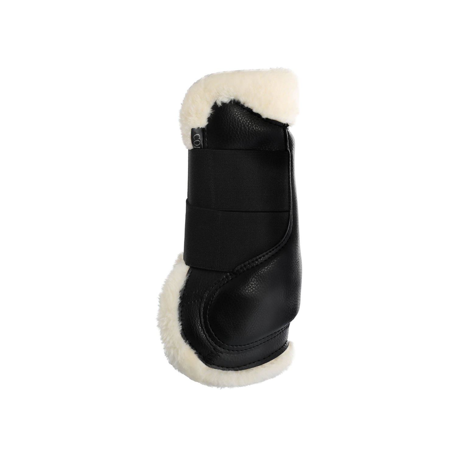 Stinchiere paratendini Acavallo in EcoPelle con Eco-Lana e chiusura in velcro