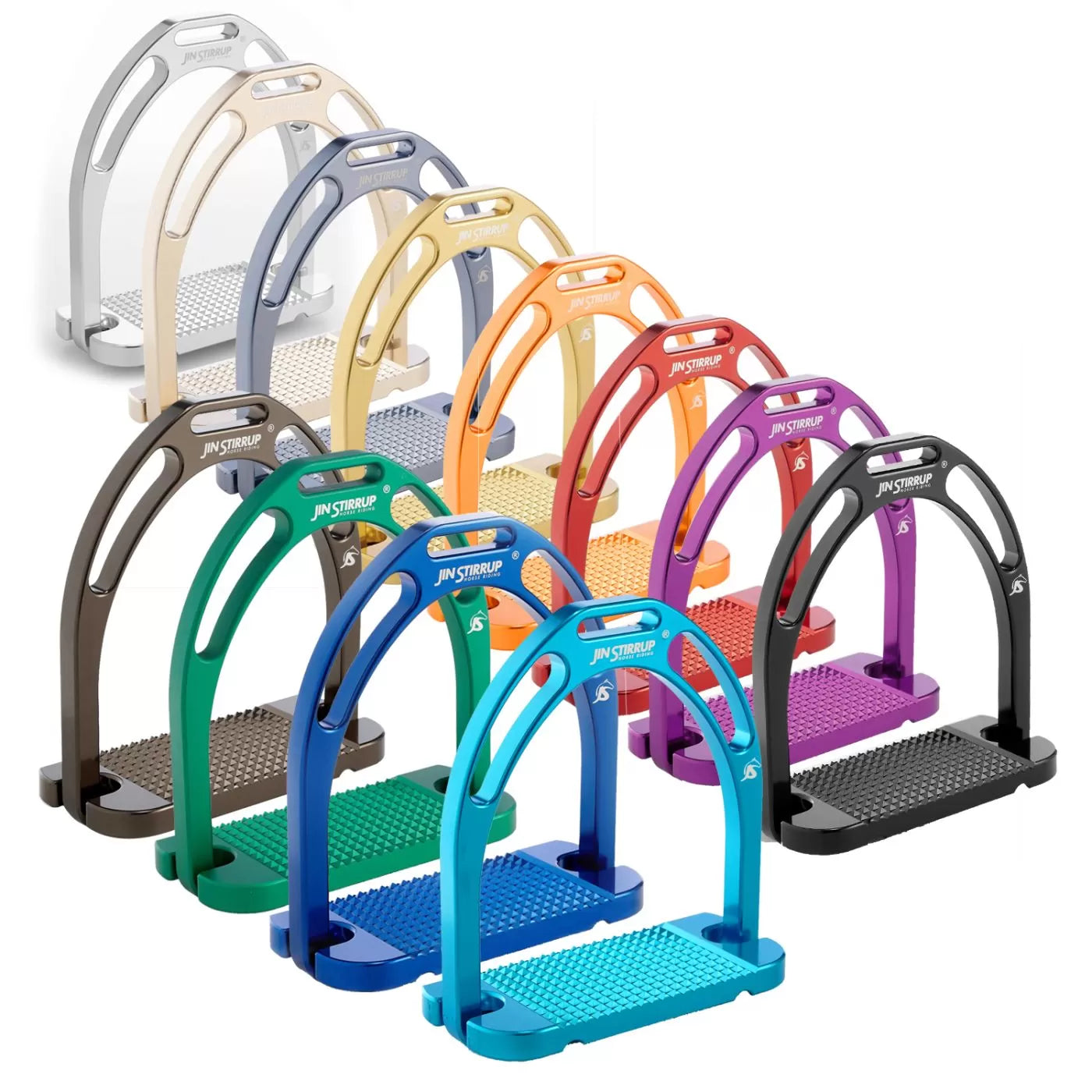 Coppia Staffe Equitazione Jin Stirrup