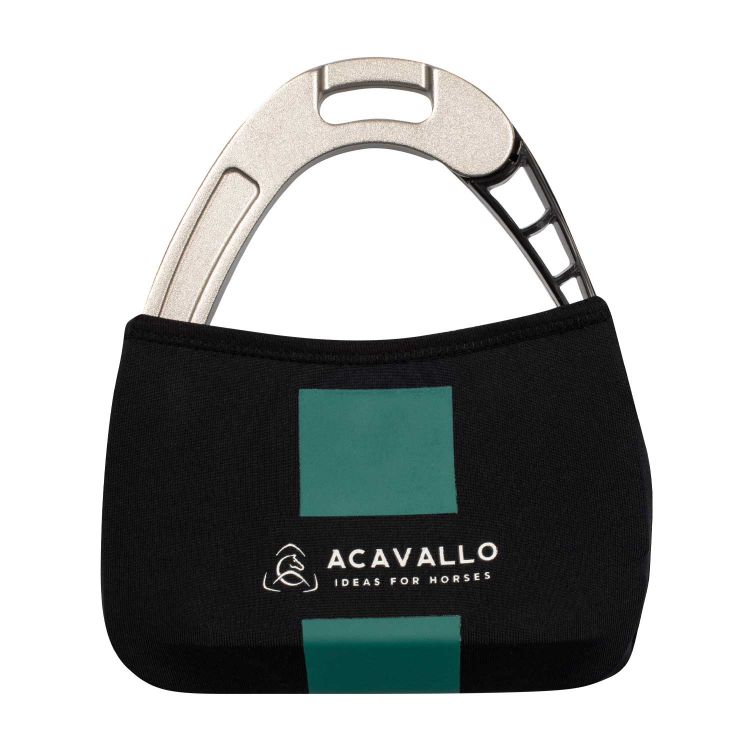 Copristaffe Acavallo in tessuto con logo centrale