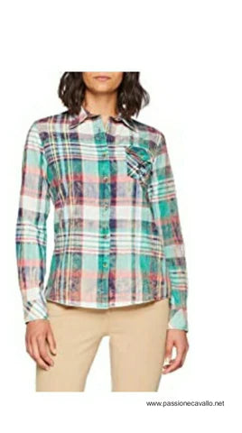 Camicia Texas Western Donna green