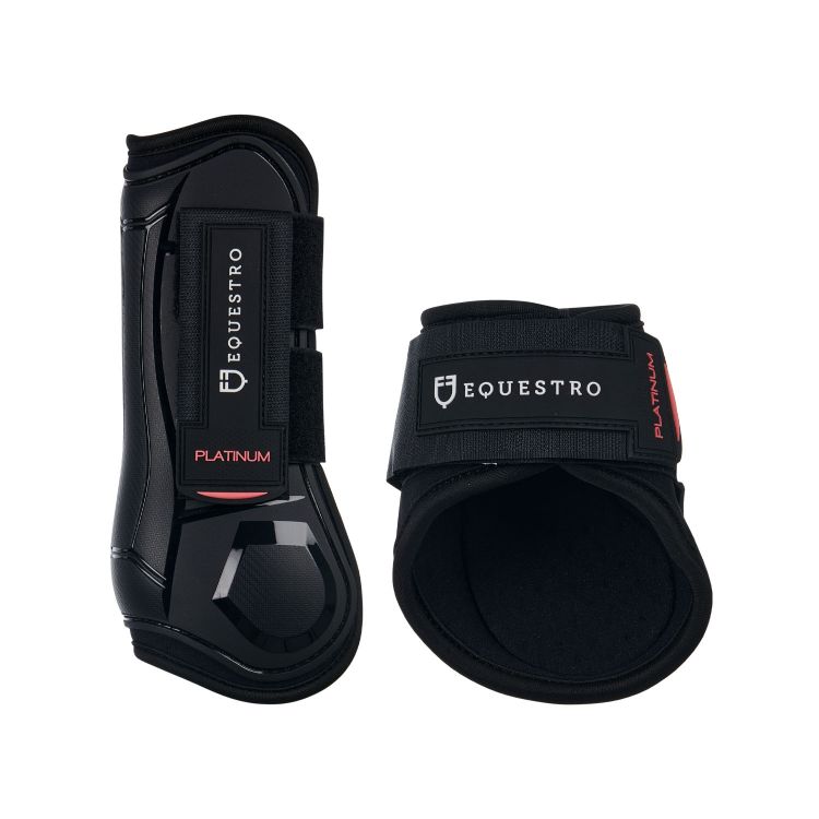 Set Stinchiere paratendini + Paranocche Young Equestro Platinum con Velcro