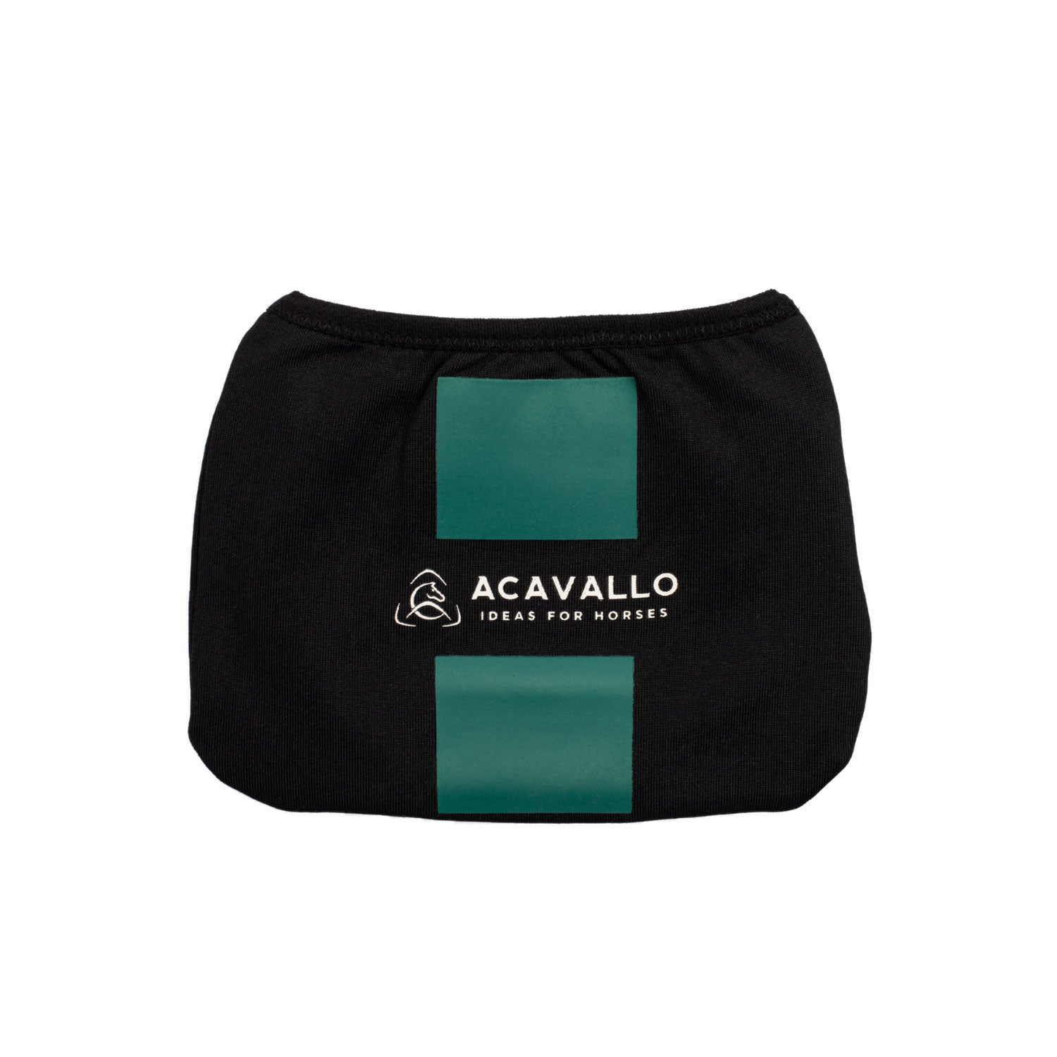 Copristaffe Acavallo in tessuto con logo centrale