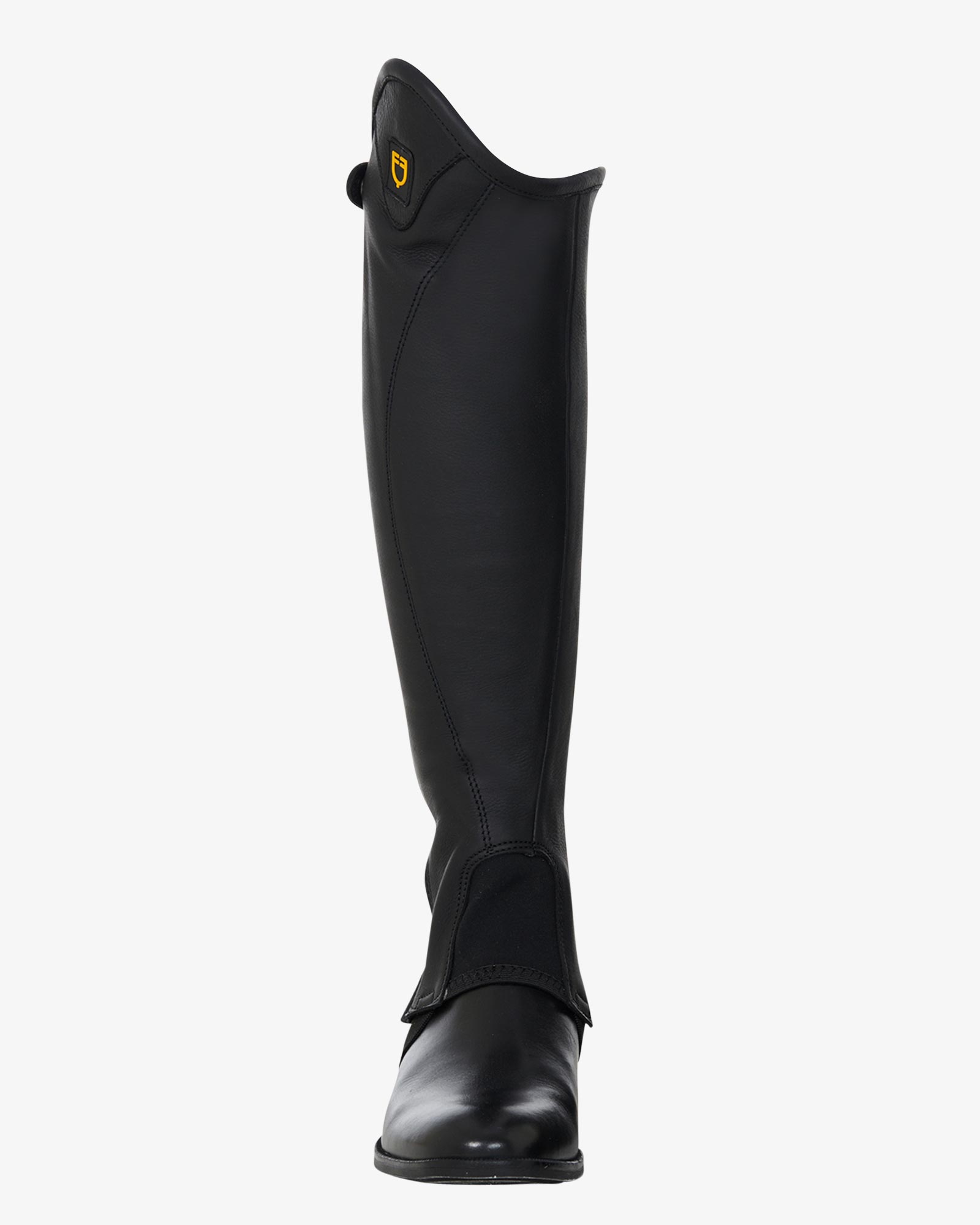 Ghette unisex Equestro Magellano in cuoio con cerniera laterale