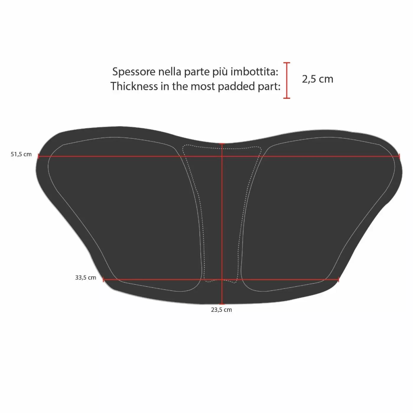 Salvagarrese Alzasella Gel Acavallo FRONT RISER 4Cm