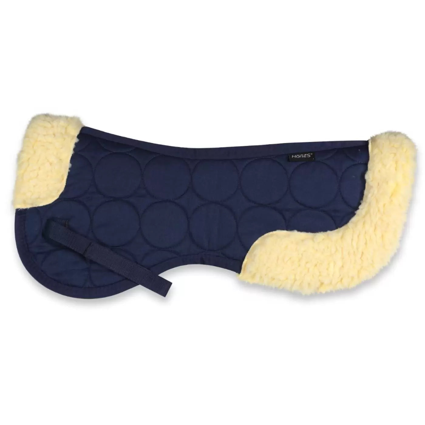 Semisottosella Horses Roundy con inserti in lanetta