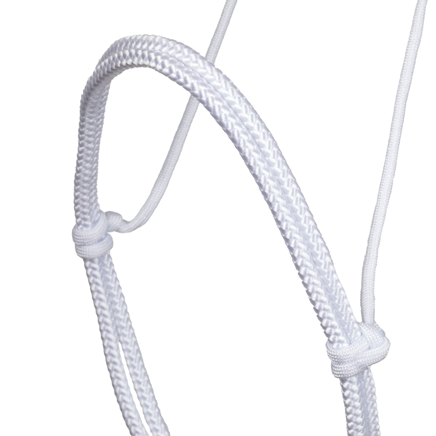 Chiudibocca western in corda bianca regolabile Professional's Choice