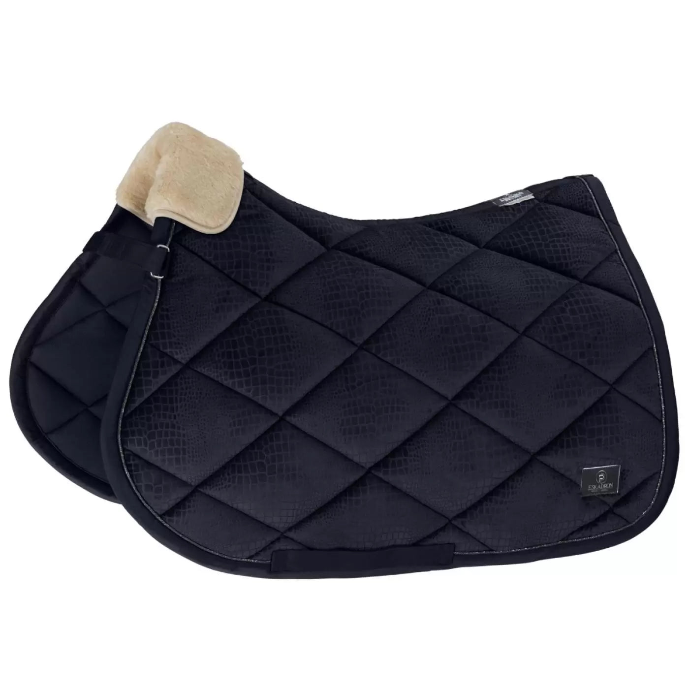 Set Sottosella e Cuffietta Eskadron Velvet Croco Platinum