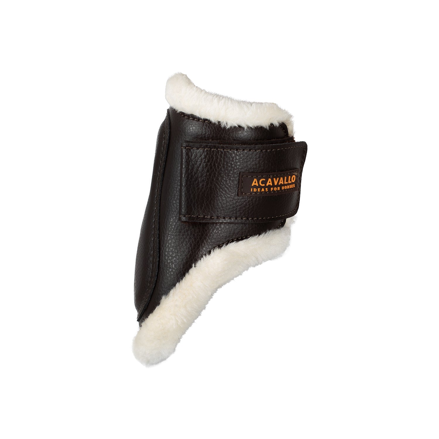 Paranocche Acavallo in EcoPelle con Eco-Lana e chiusura in velcro
