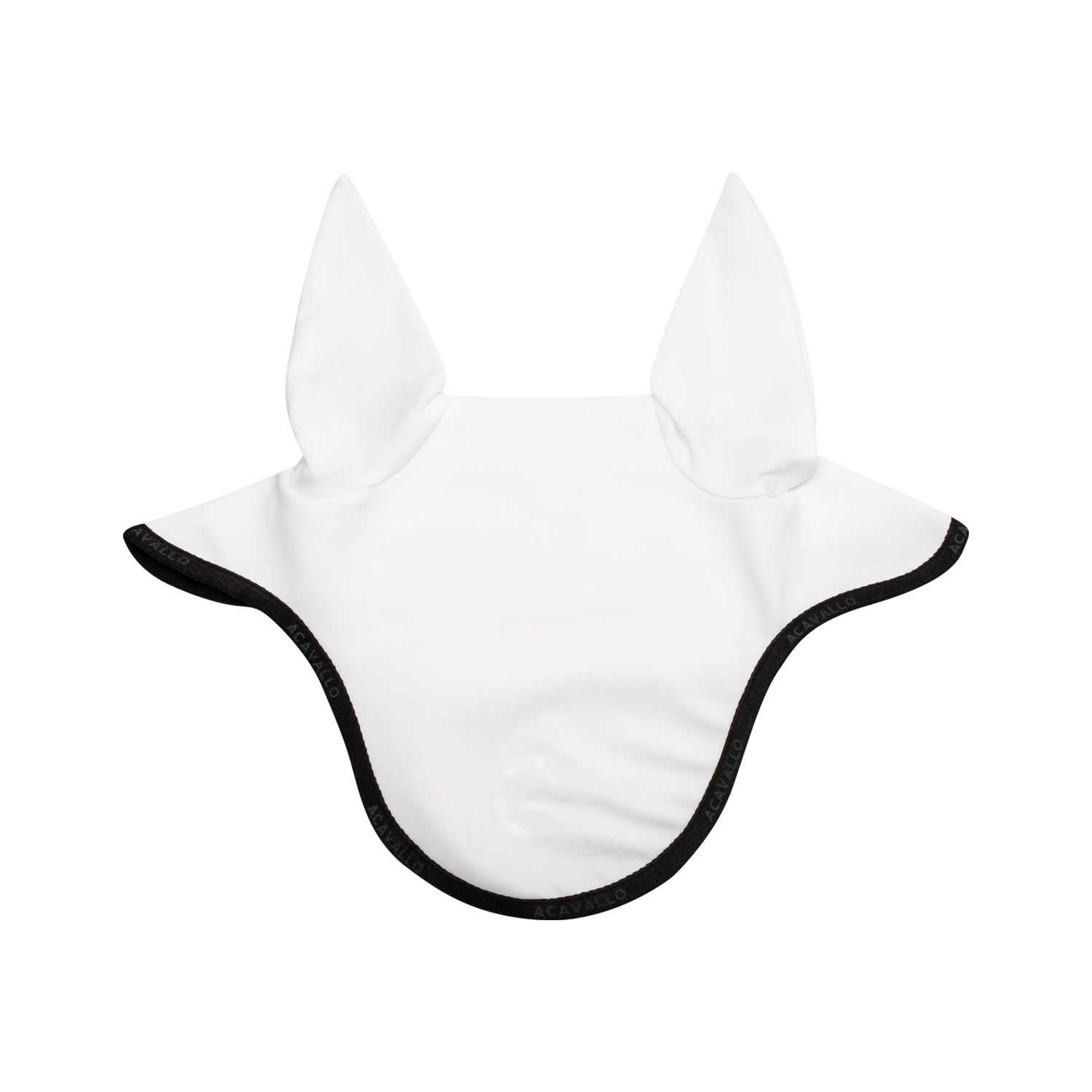 Acavallo fly veil with silicon logo - Colore WHITE/BLACK