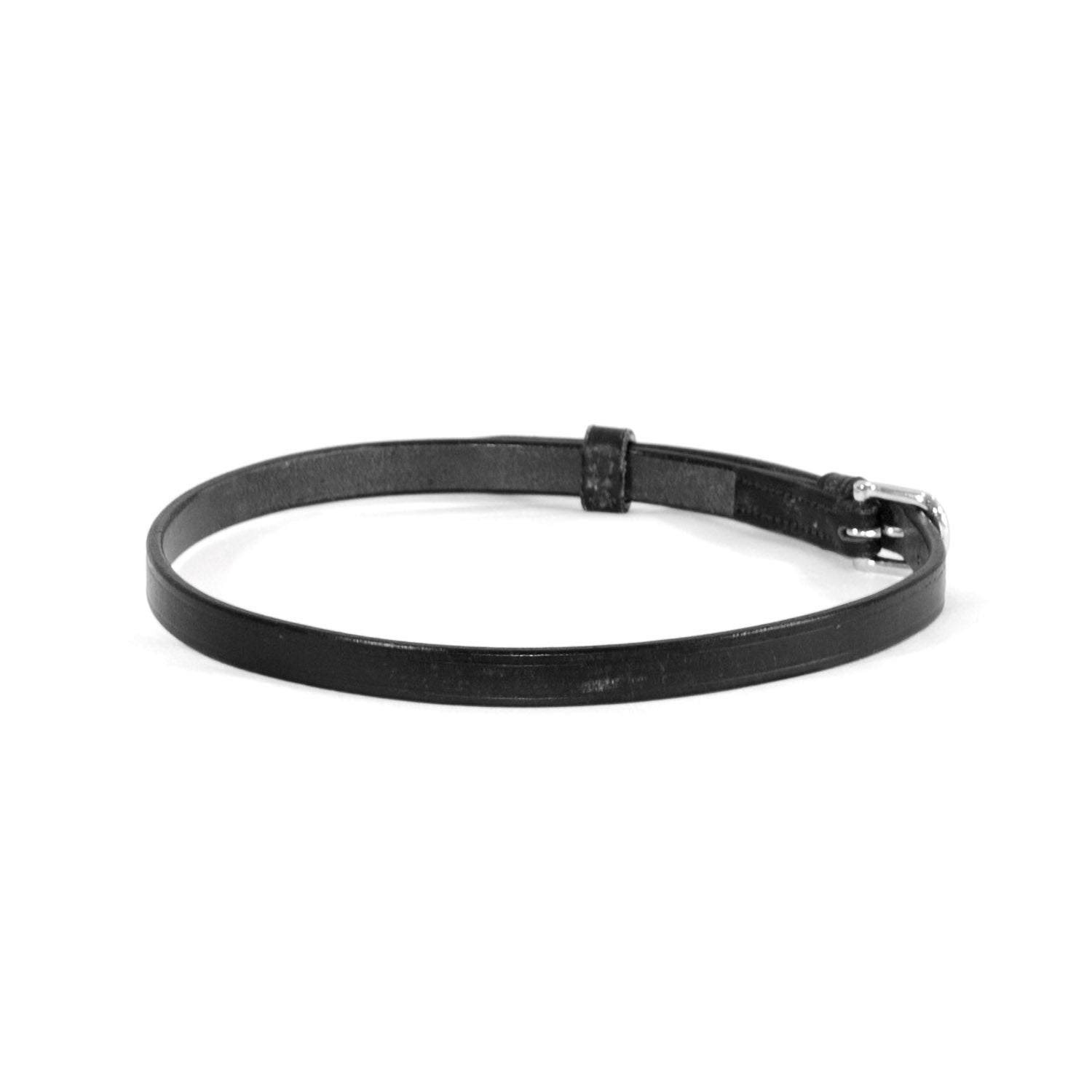 Supreme lacciolino chiudibocca cuoio - Colore BLACK