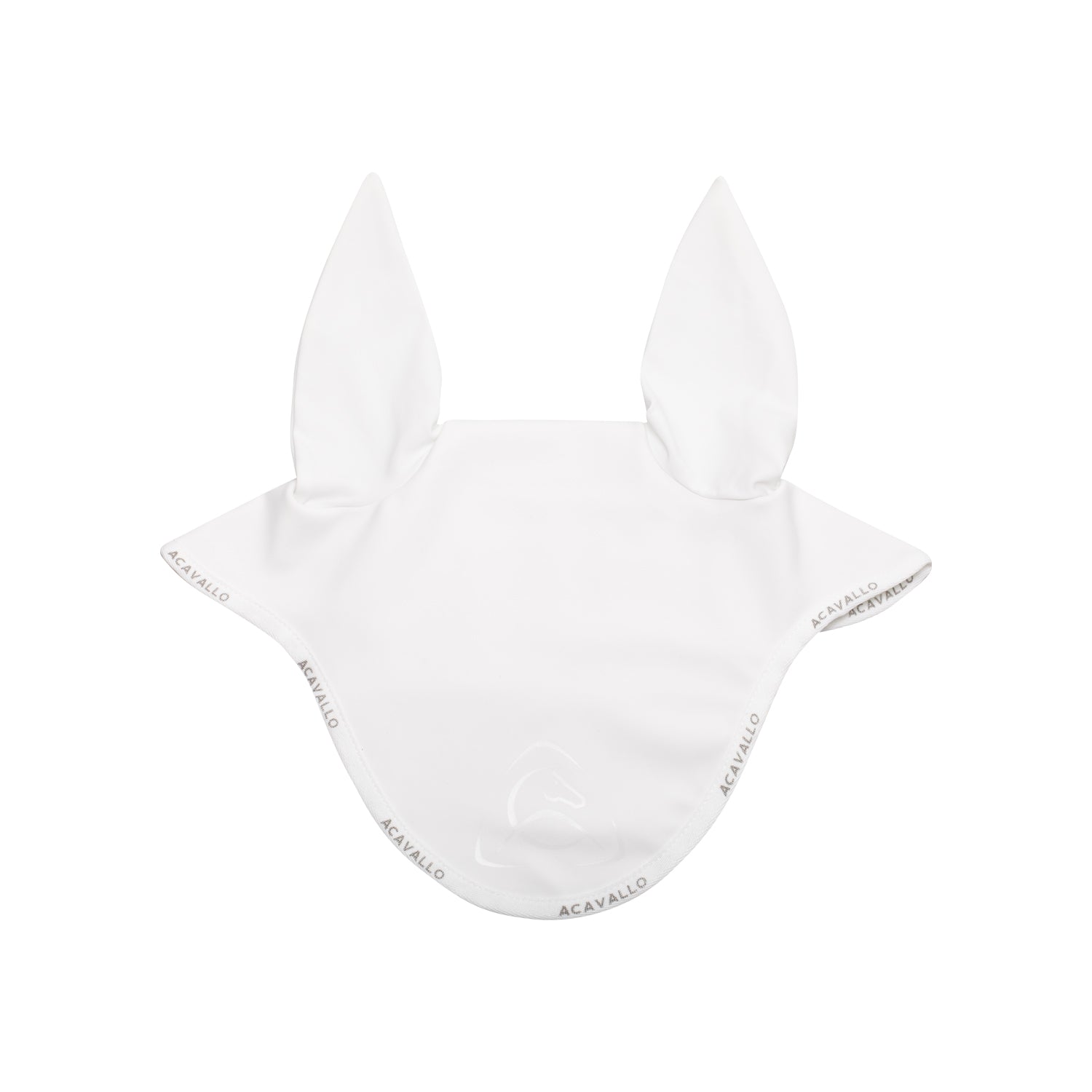 Acavallo fly veil with silicon logo - Colore WHITE/WHITE