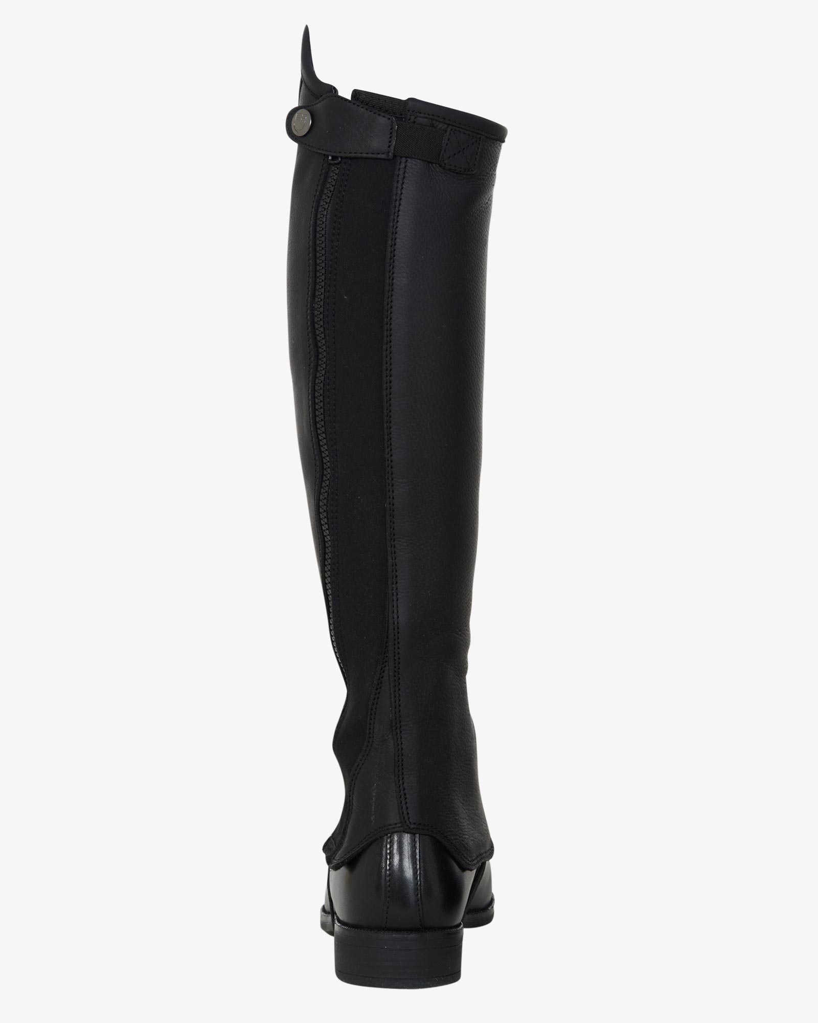 Ghette unisex Equestro Magellano in cuoio con cerniera laterale