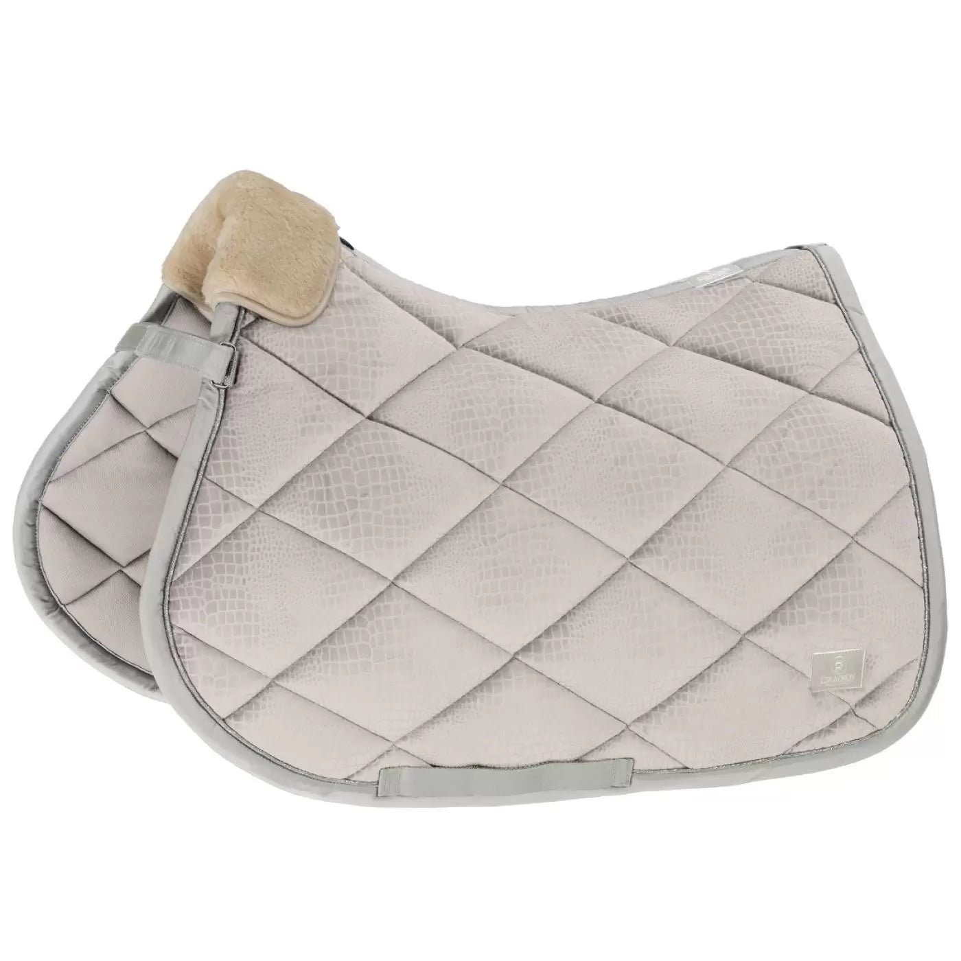 Set Sottosella e Cuffietta Eskadron Velvet Croco Platinum