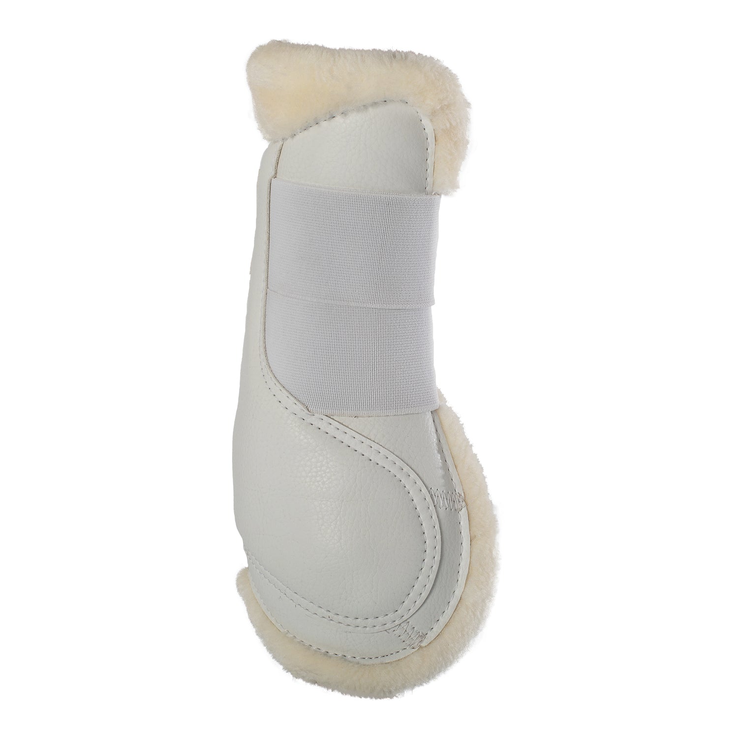 Stinchiere paratendini Acavallo in EcoPelle con Eco-Lana e chiusura in velcro