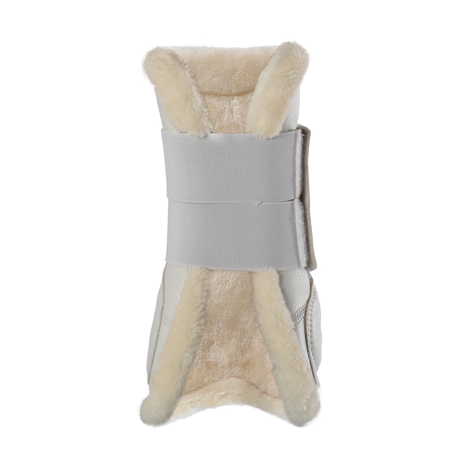 Stinchiere paratendini Acavallo in EcoPelle con Eco-Lana e chiusura in velcro