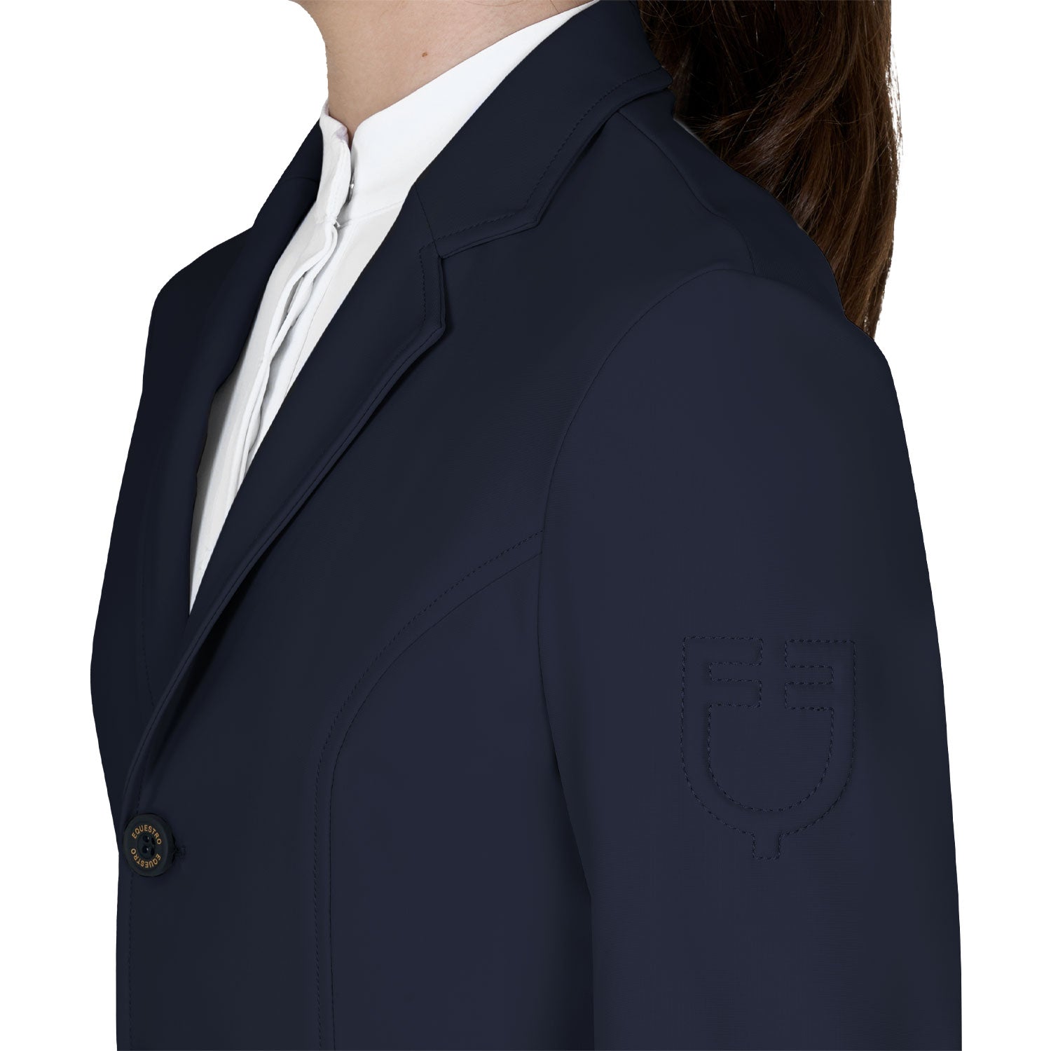 Equestro kids' girasol competition riding jacket - Colore NAVY BLAZER (19-3923)