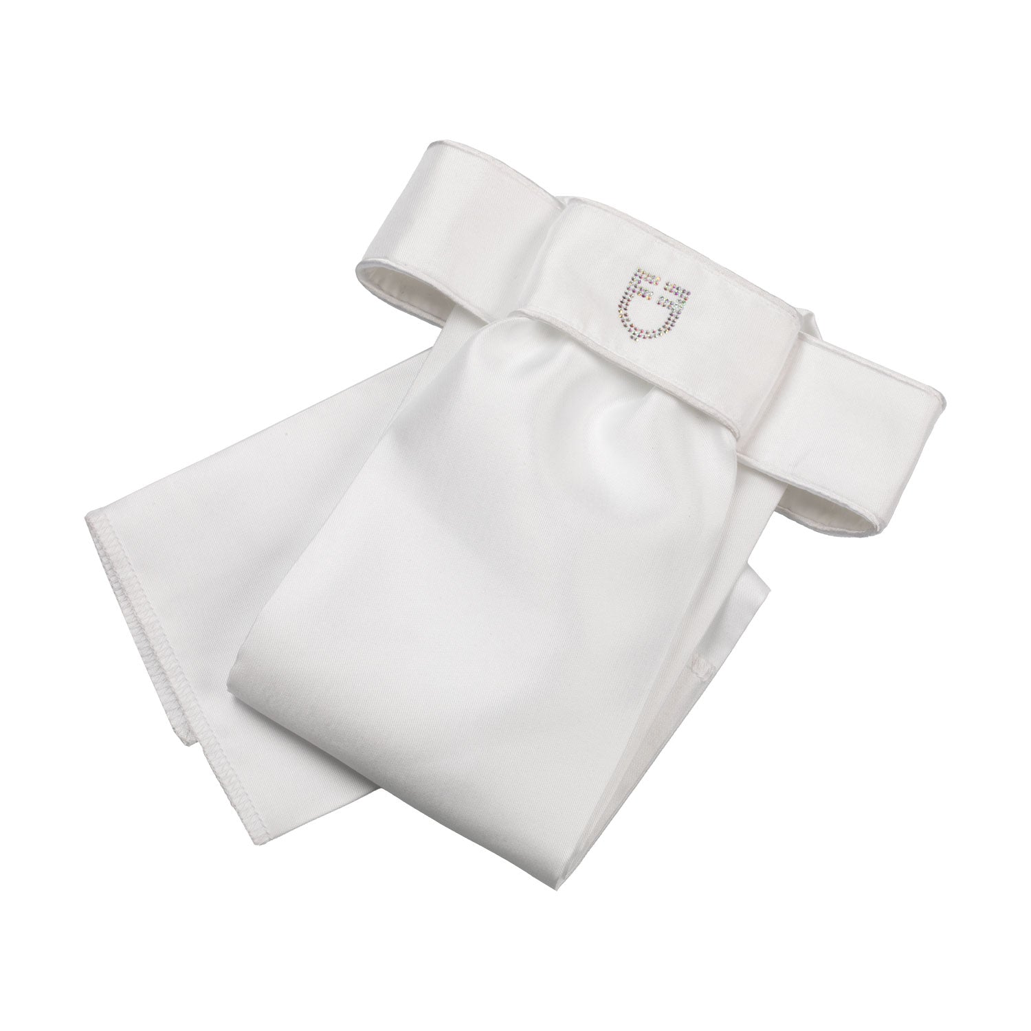 Equestro lancillotto dressage plastron - Colore WHITE/WHITE