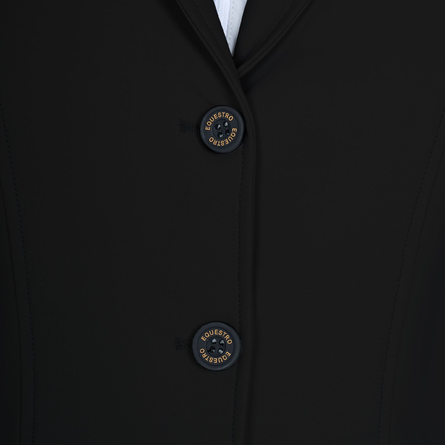 Equestro women's girasol competition riding jacket - Colore BLACK