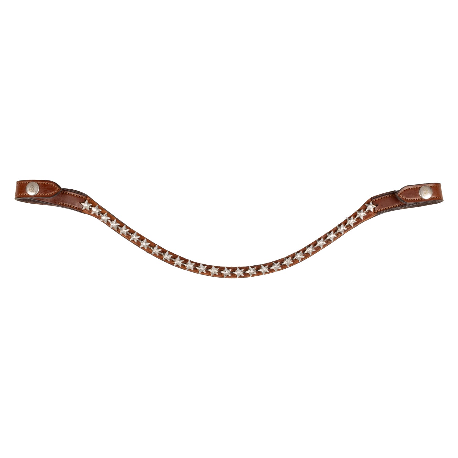 Acavallo acavallo browband w/starry crystals - Colore COGNAC