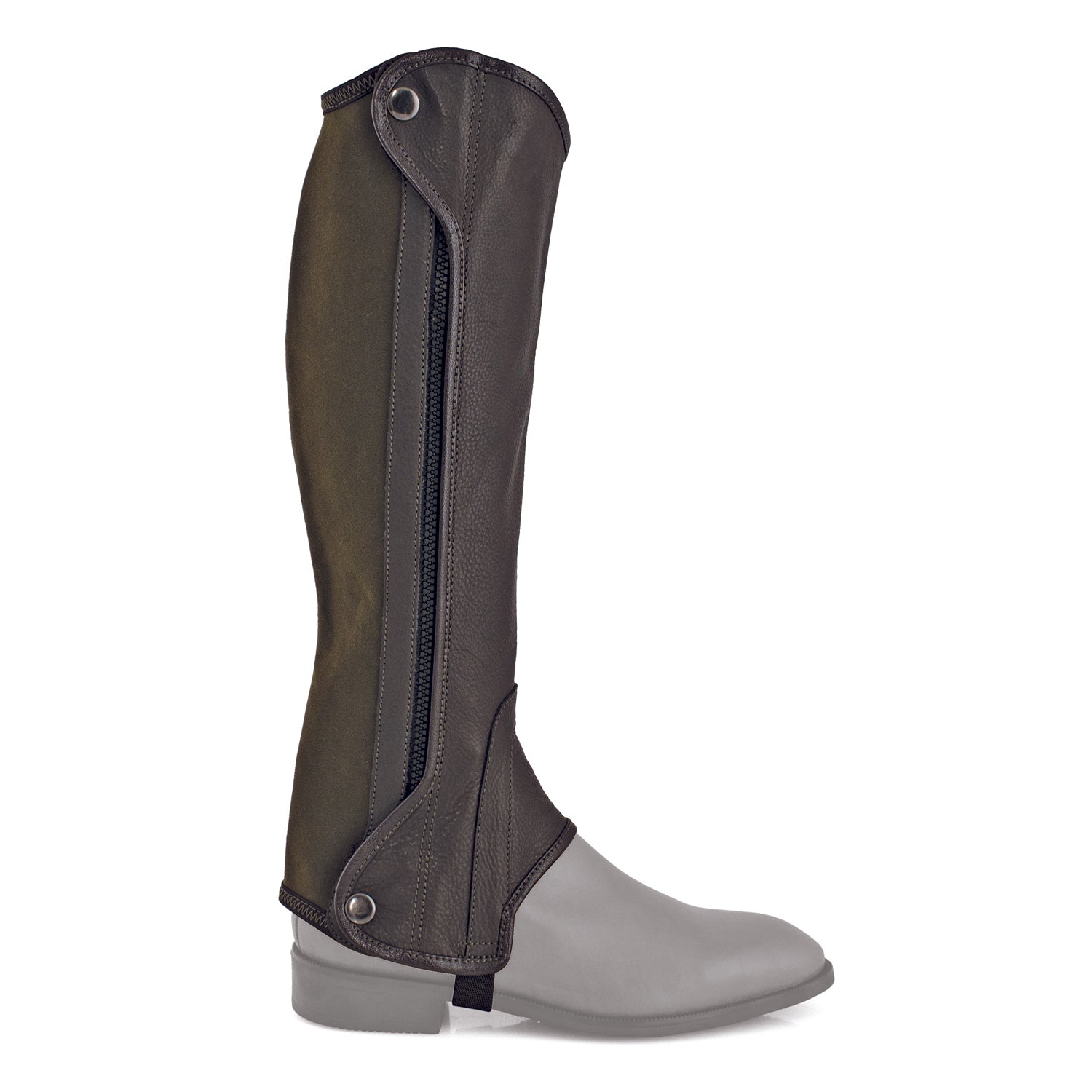 Ghette unisex realizzate in morbido cuoio Equestro Chester