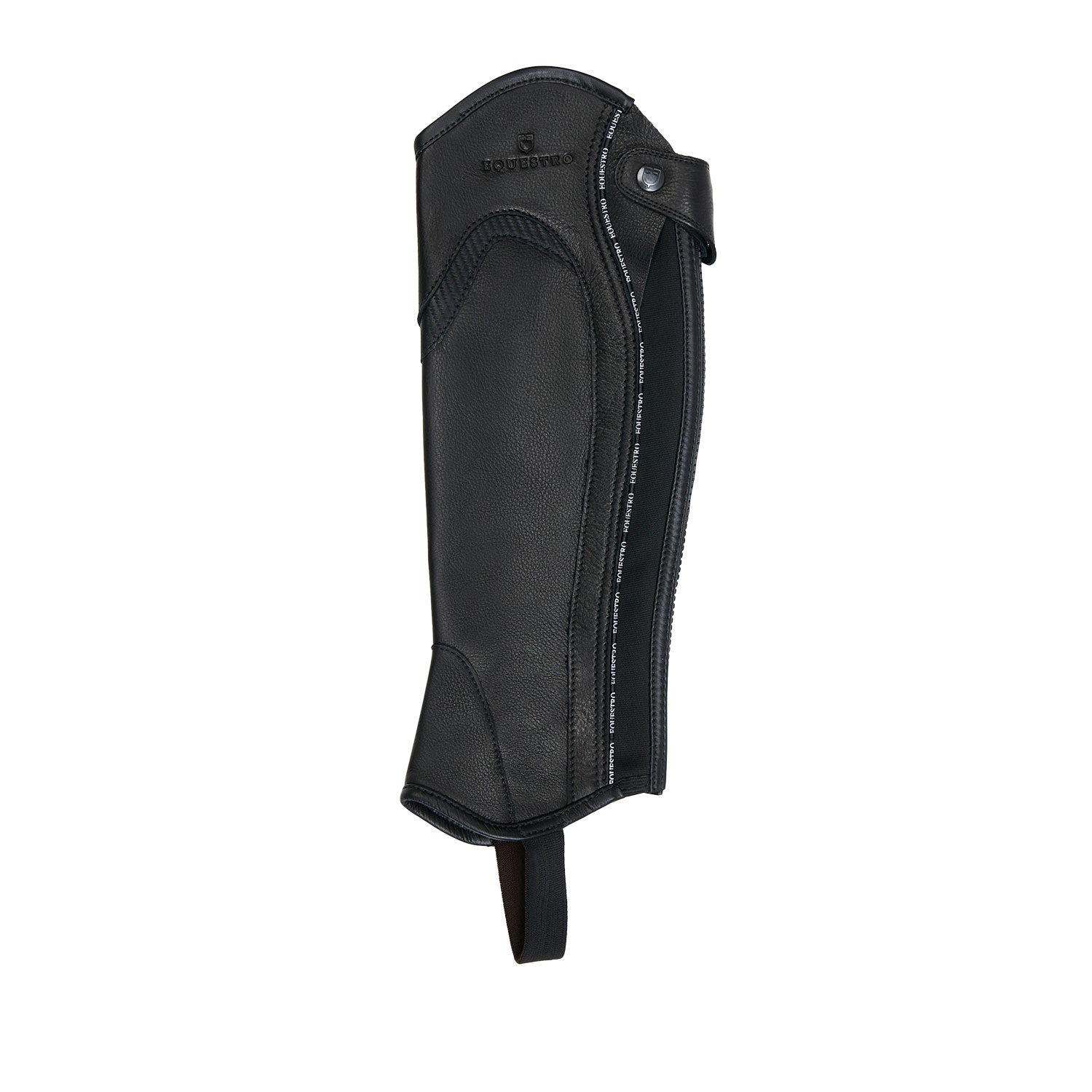 Ghette bambini Equestro Piping in cuoio con morbido elastico