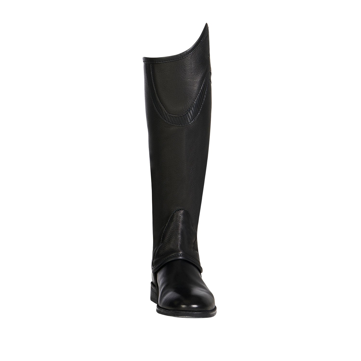 Ghette bambini Equestro Piping in cuoio con morbido elastico