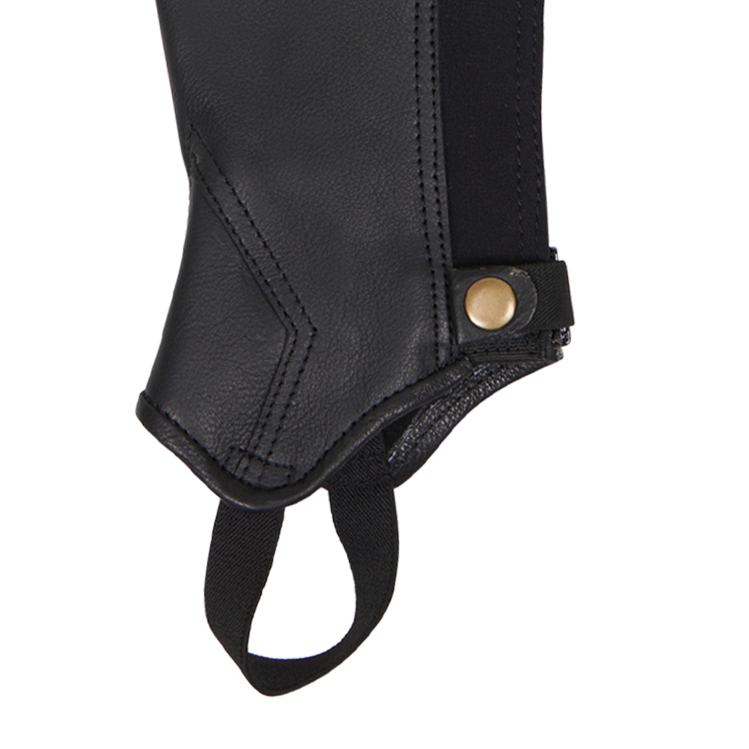 Ghette unisex Equestro Dunster in morbido cuoio di alta qualità