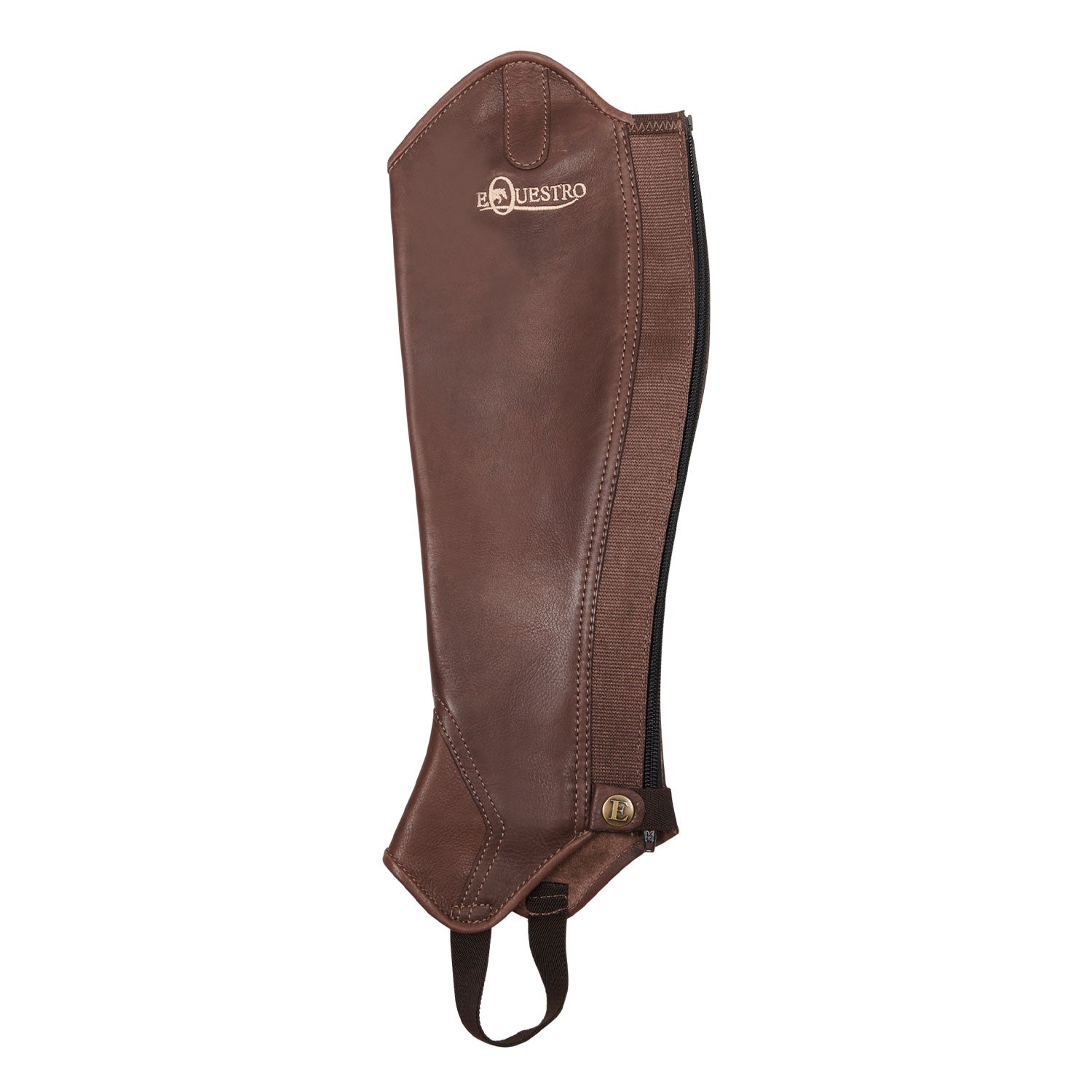 Ghette unisex Equestro Dunster in morbido cuoio di alta qualità