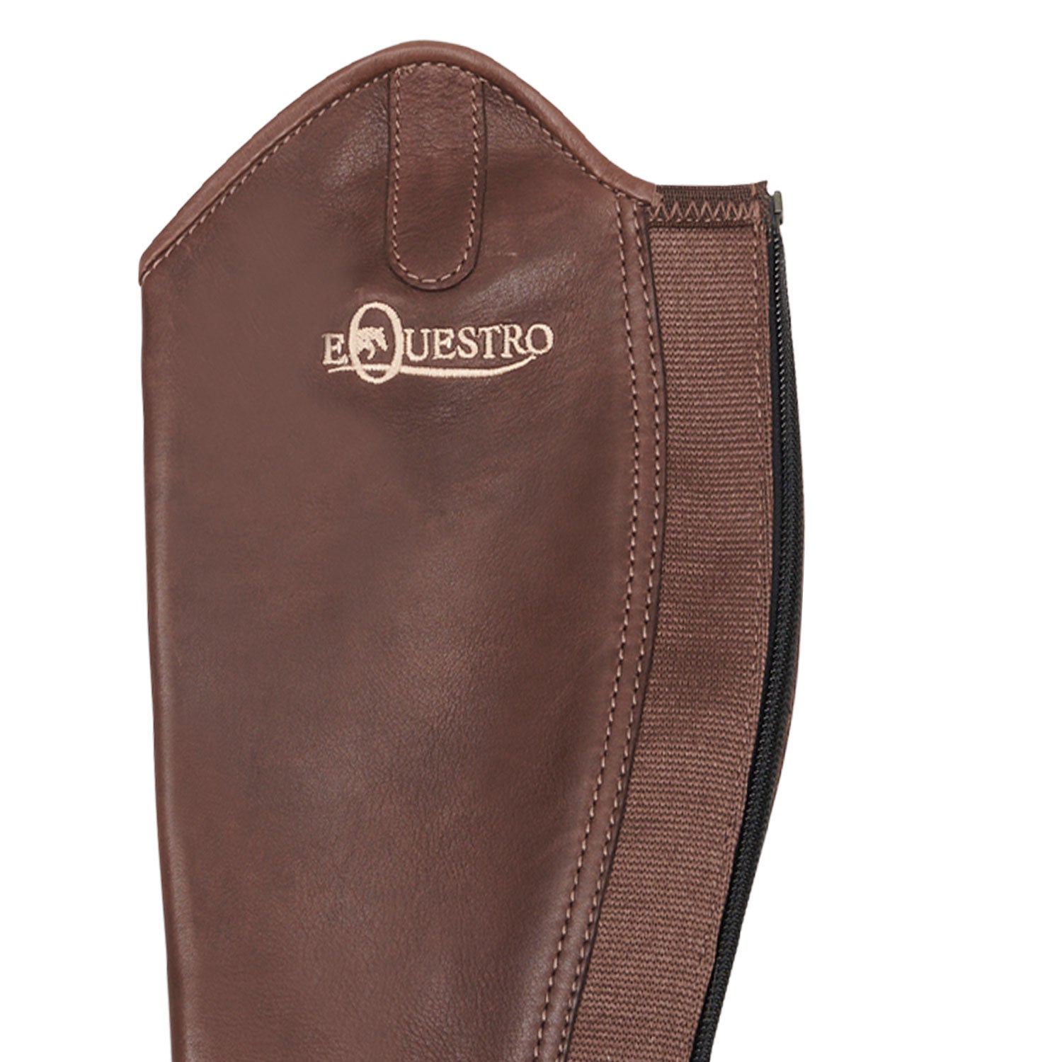 Ghette unisex Equestro Dunster in morbido cuoio di alta qualità