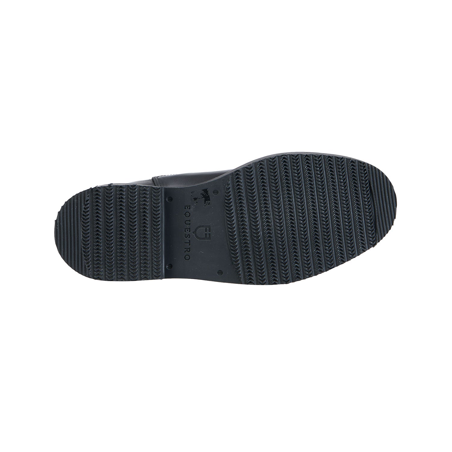 Stivaletti equitazione Jodhpur in vitello pieno fiore con suola in gomma antiscivolo