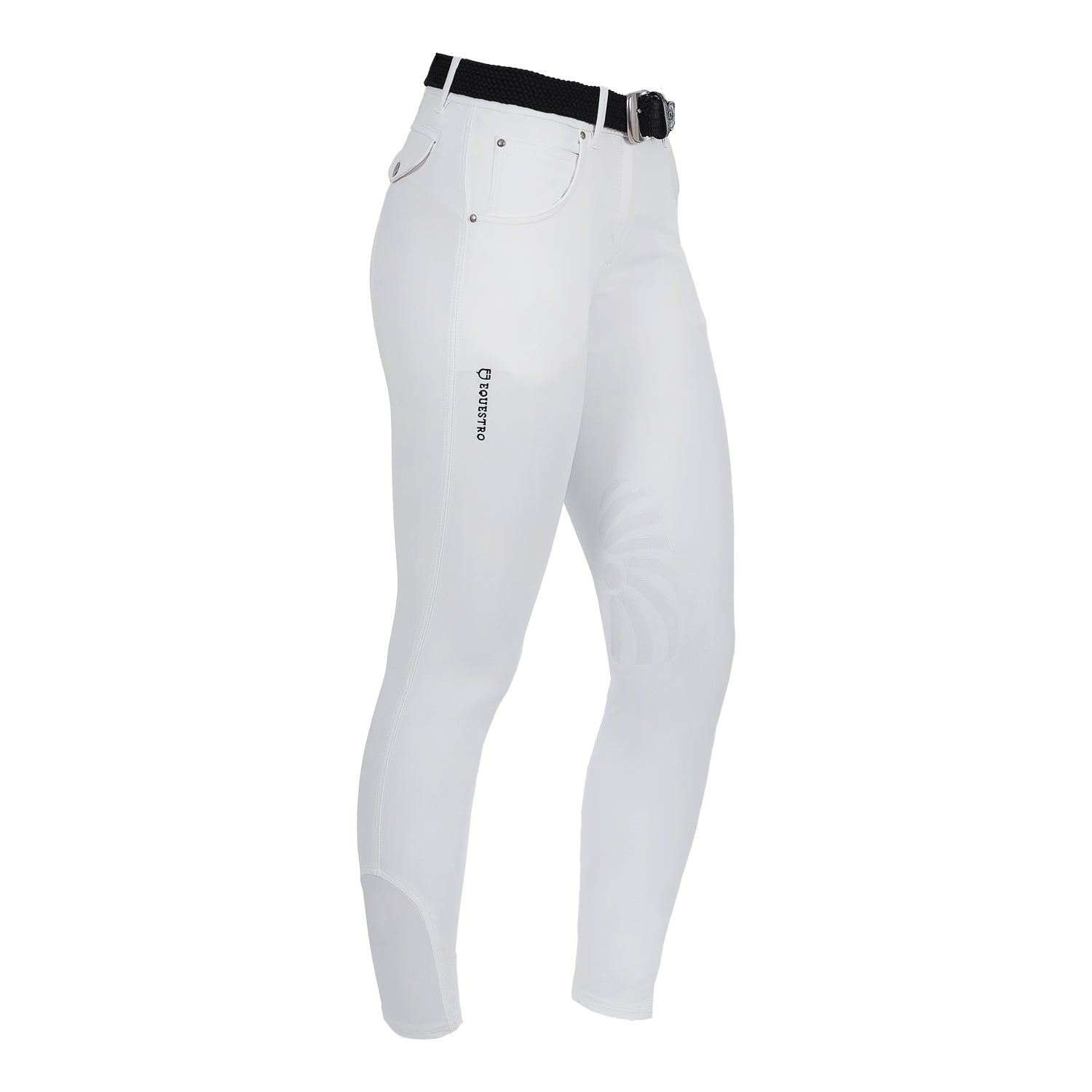 Pantaloni slim fit donna Equestro Olimpia con grip in silicone