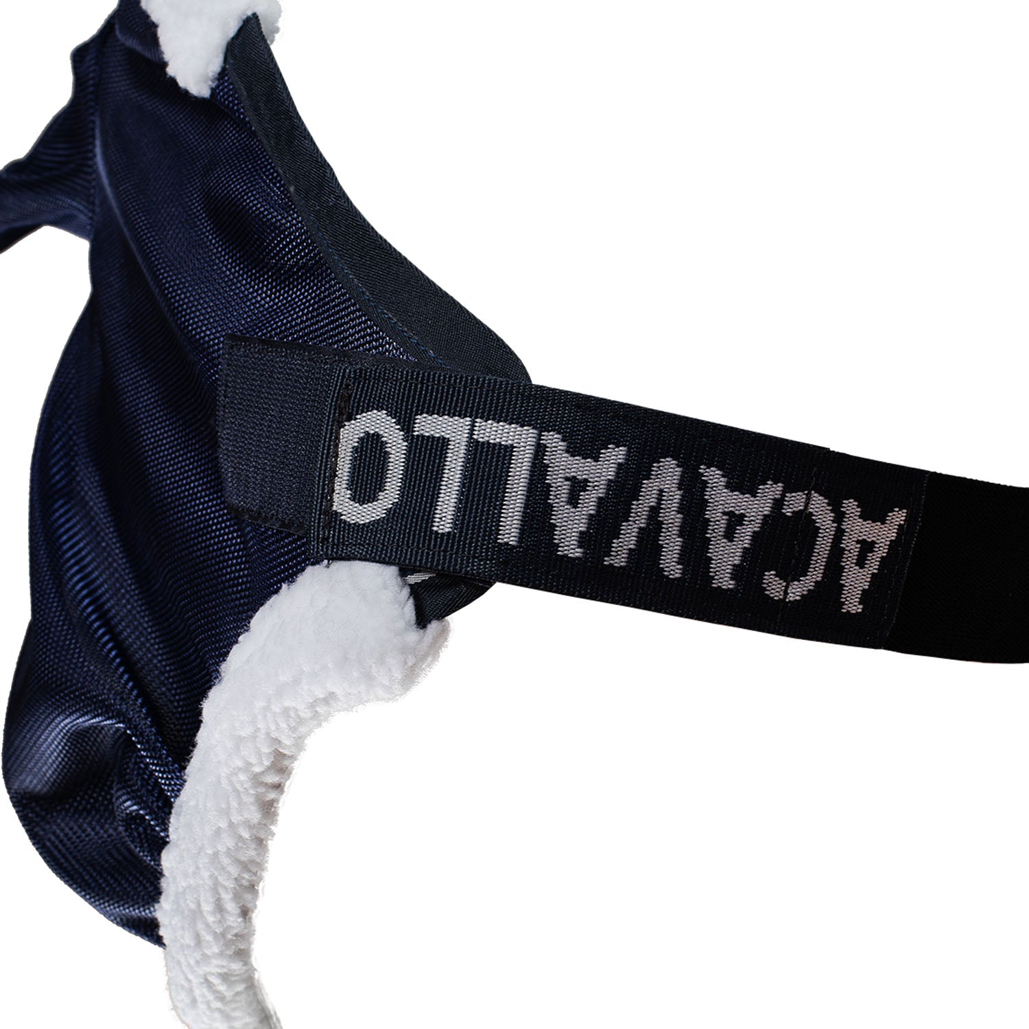 Maschera Acavallo antimosche realizzata con tessuto traspirante e traforato
