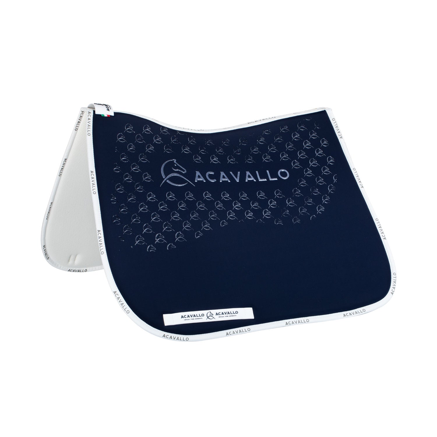 Sottosella dressage Acavallo in Lycra con grip in silicone e fodera in bambù