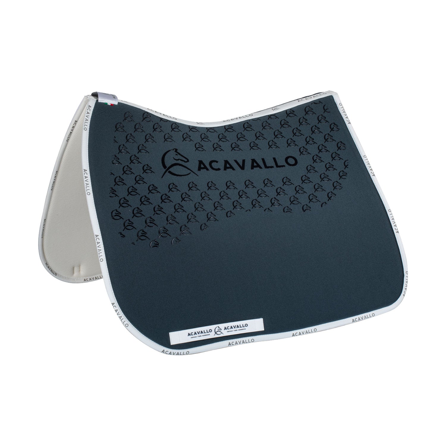Sottosella dressage Acavallo in Lycra con grip in silicone e fodera in bambù