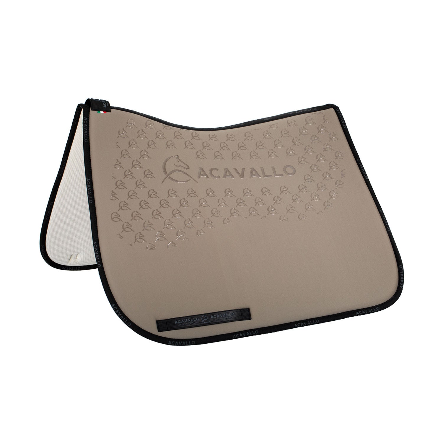 Sottosella dressage Acavallo in Lycra con grip in silicone e fodera in bambù