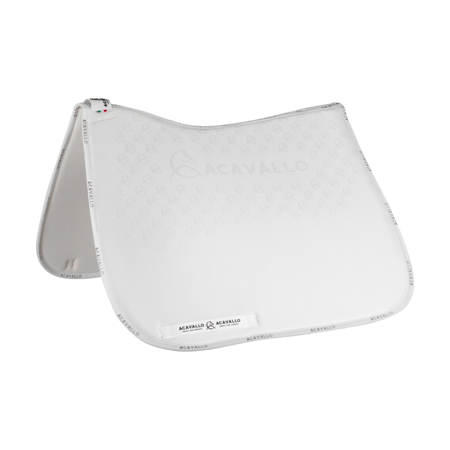 Sottosella dressage Acavallo in Lycra con grip in silicone e fodera in bambù