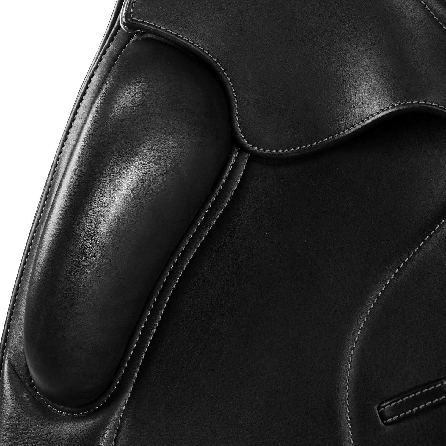 Sella dressage monoquartiere Acavallo Leonardo cuscini lana