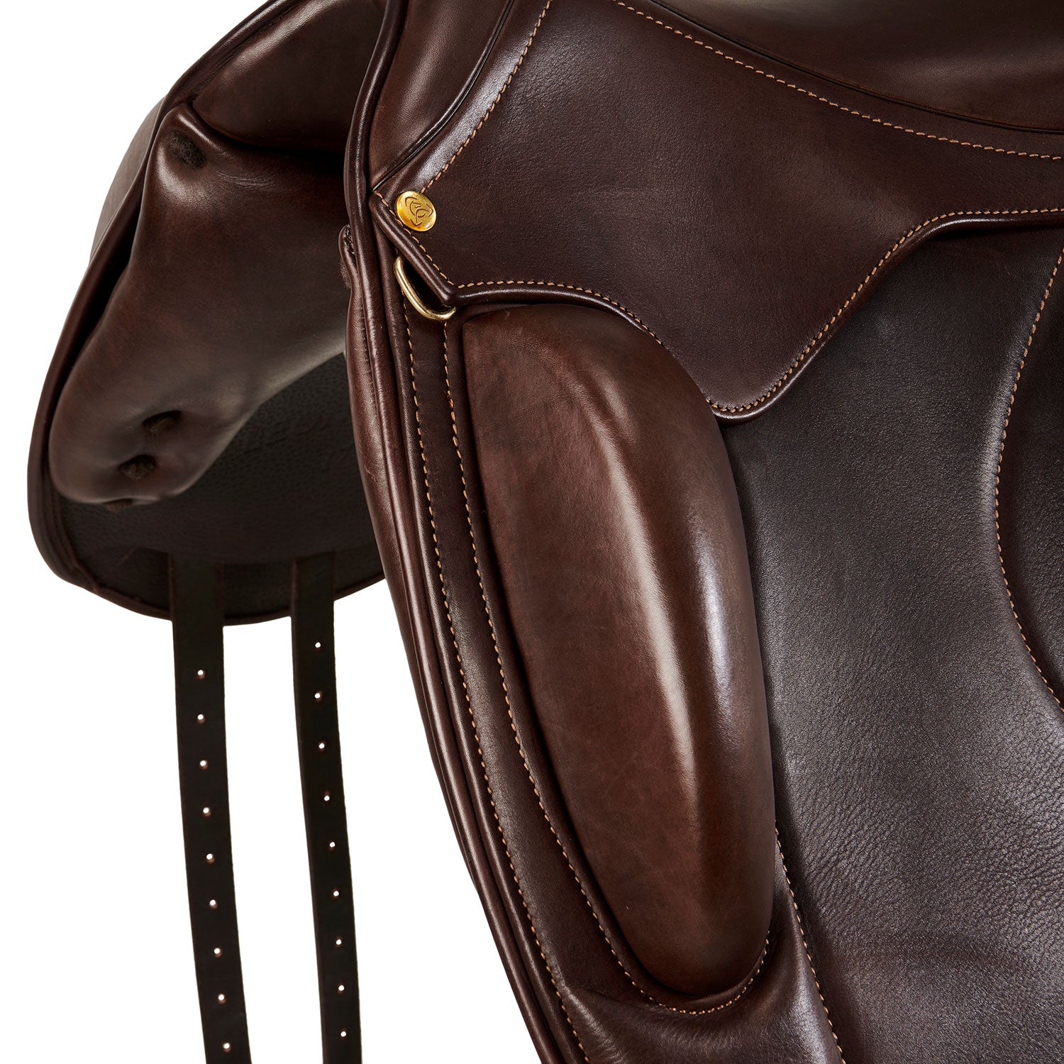 Sella dressage monoquartiere Acavallo Leonardo cuscini lana