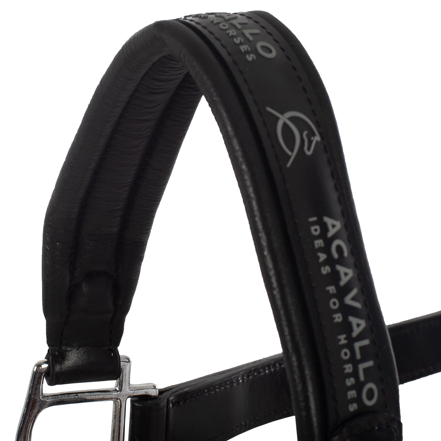 Cavezza capezza per cavalli Acavallo anatomica in pelle di vitello