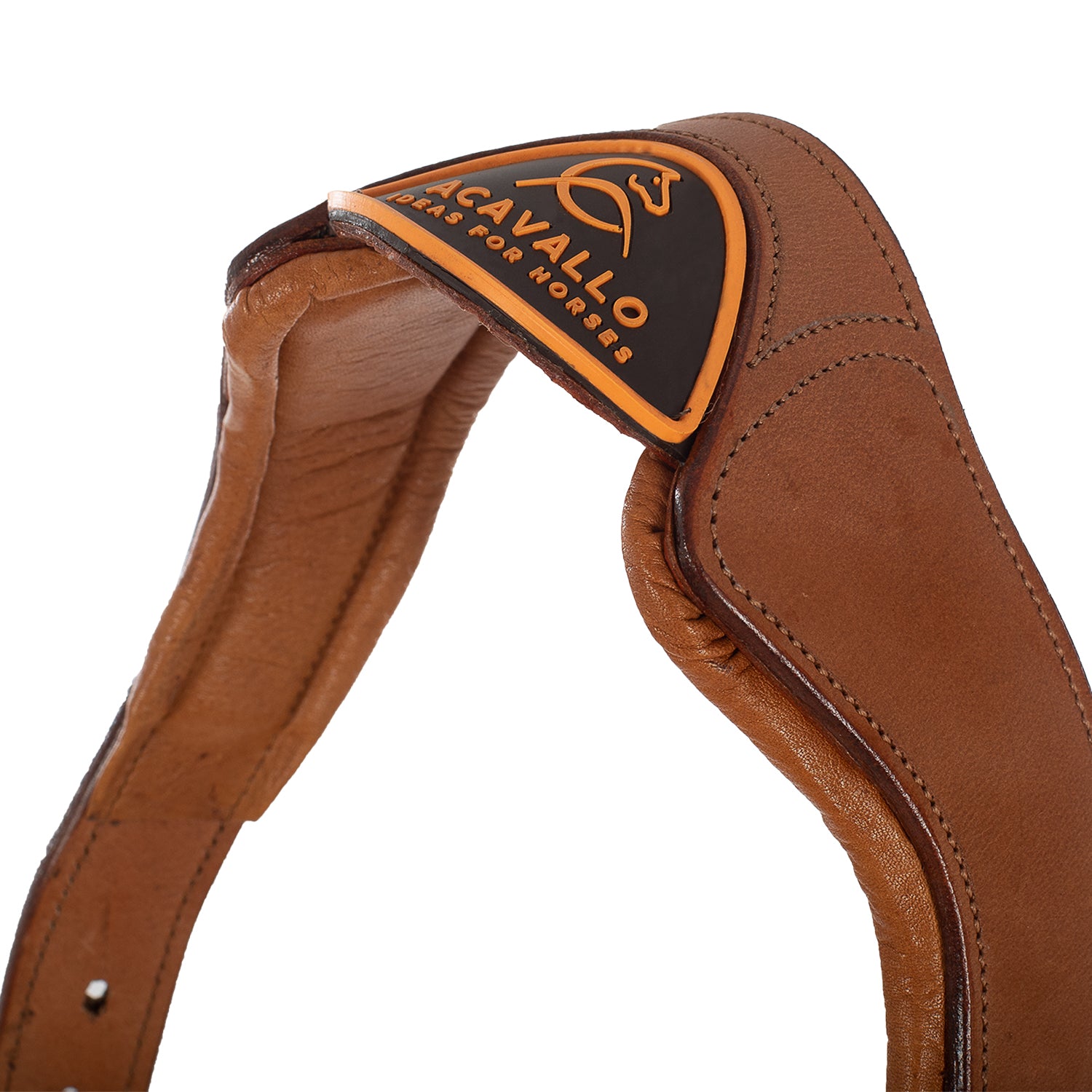 Cavezza capezza per cavalli Acavallo anatomica in pelle di vitello