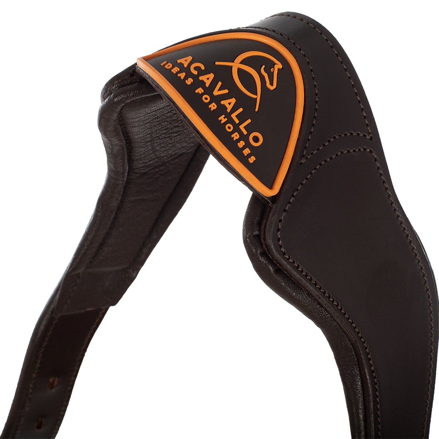 Cavezza capezza per cavalli Acavallo anatomica in pelle di vitello