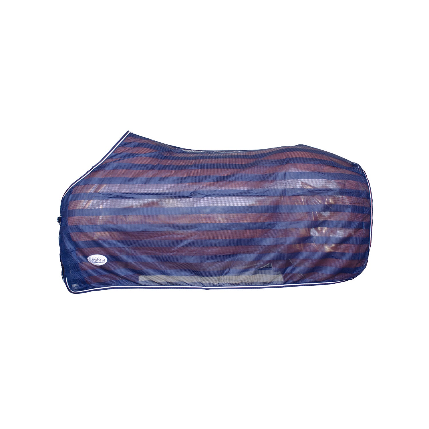 Coperta antimosche in rete con chiusure anteriori regolabili