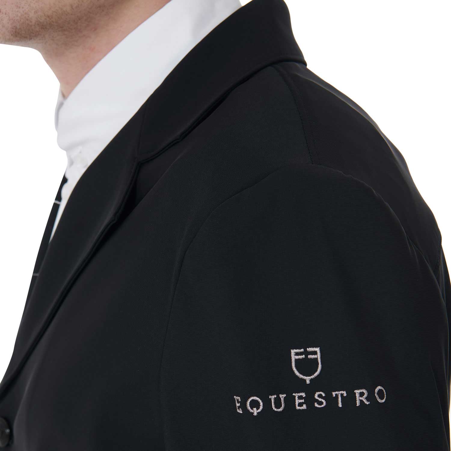 Giacca uomo da concorso modello Jumper con quattro bottoni e tasche a zip