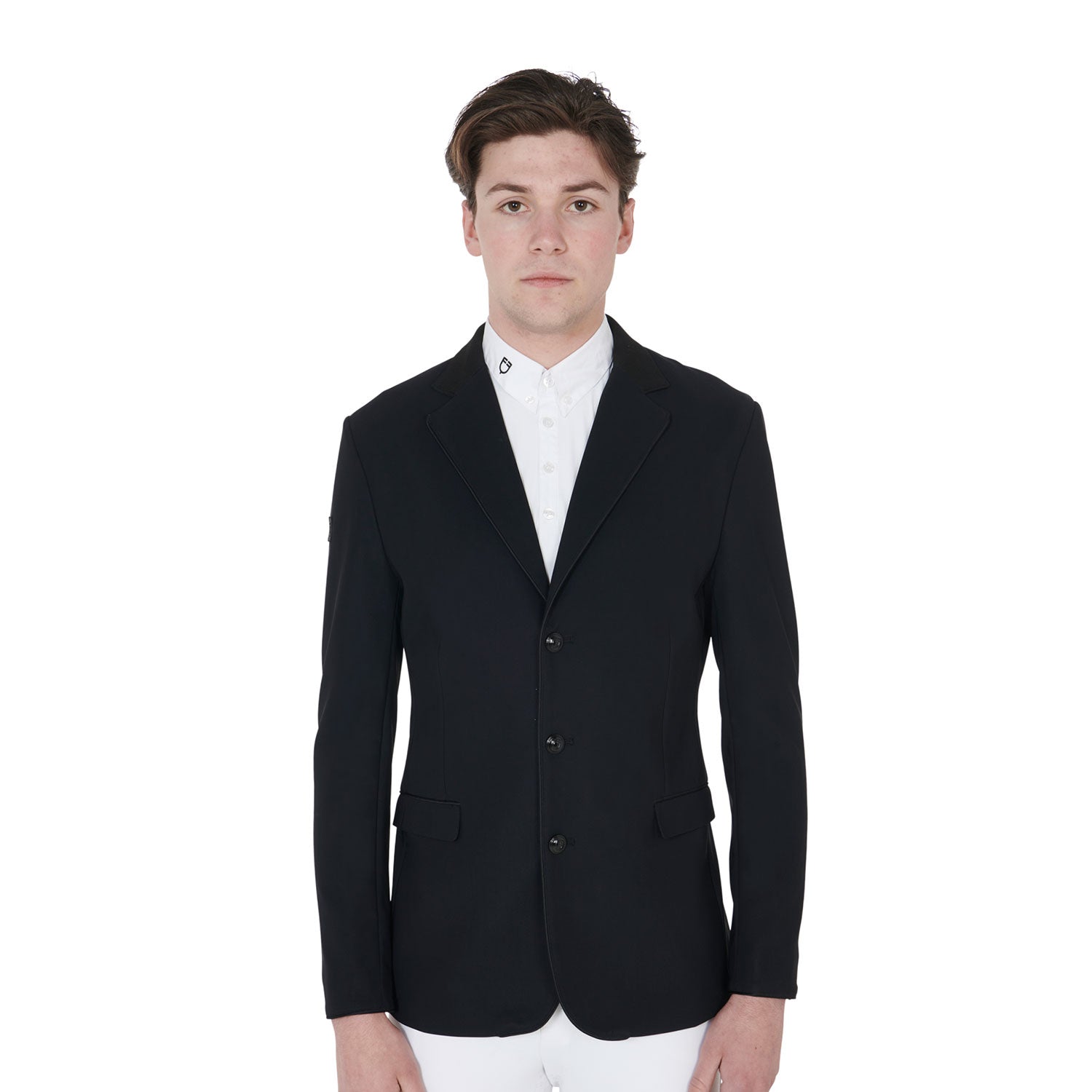 Giacca uomo da concorso, modello Elegance, con tre bottoni