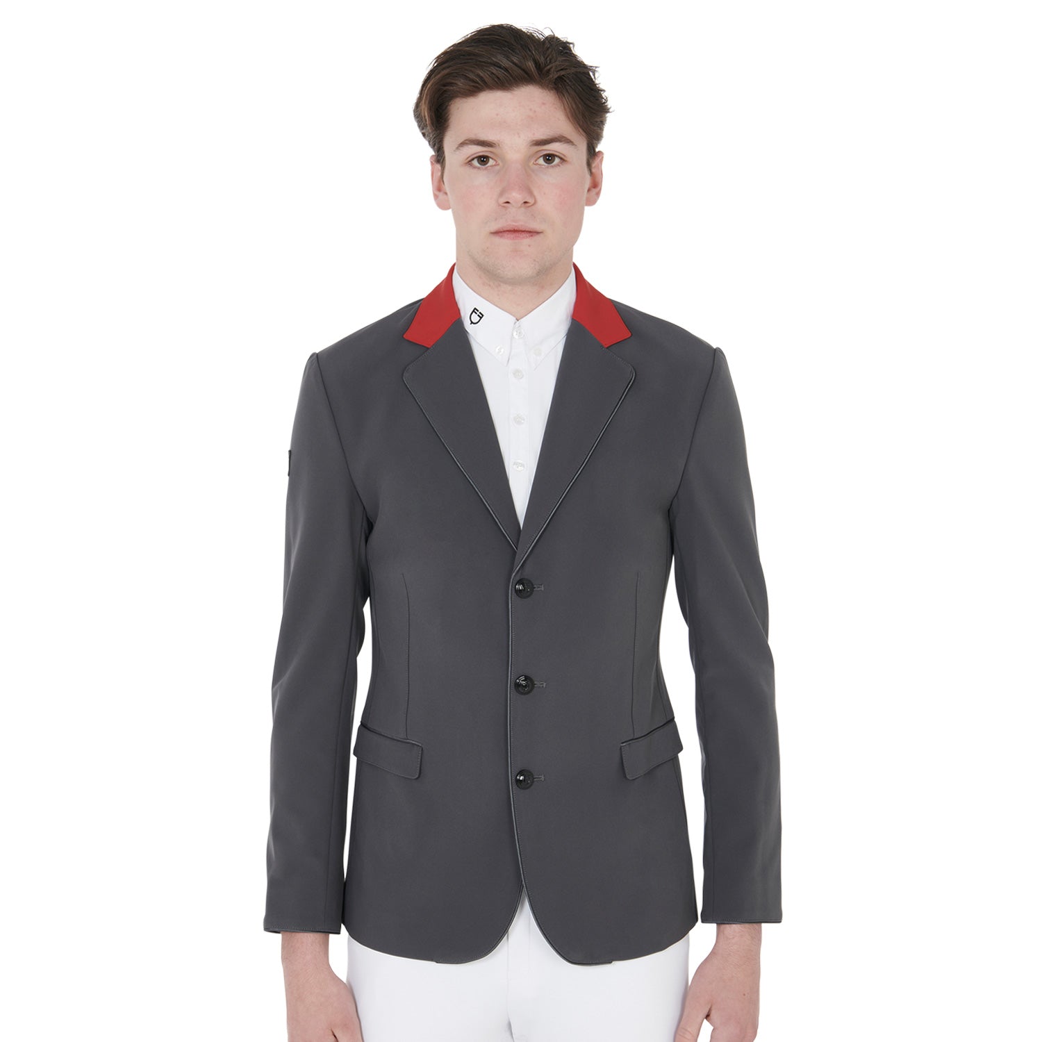 Giacca uomo da concorso, modello Elegance, con tre bottoni