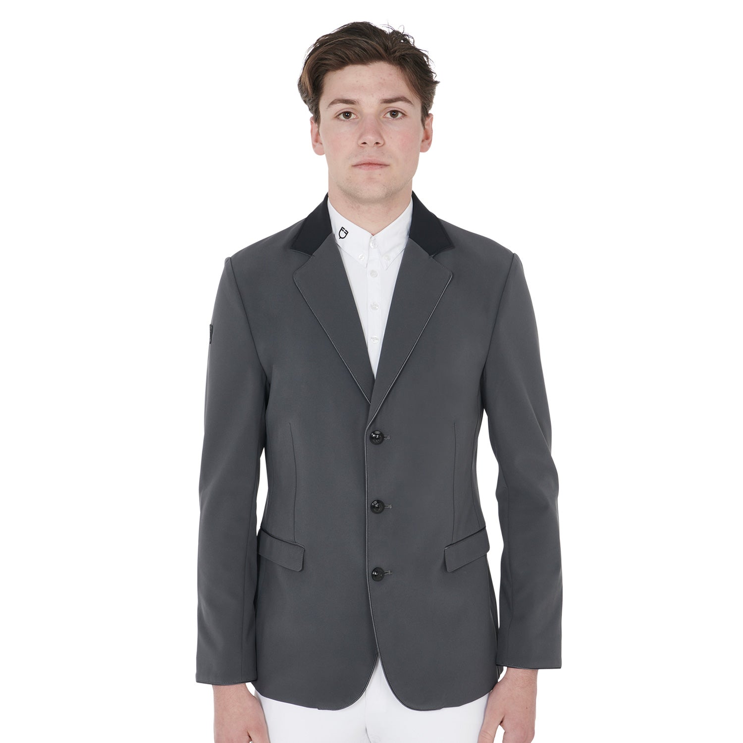 Giacca uomo da concorso, modello Elegance, con tre bottoni
