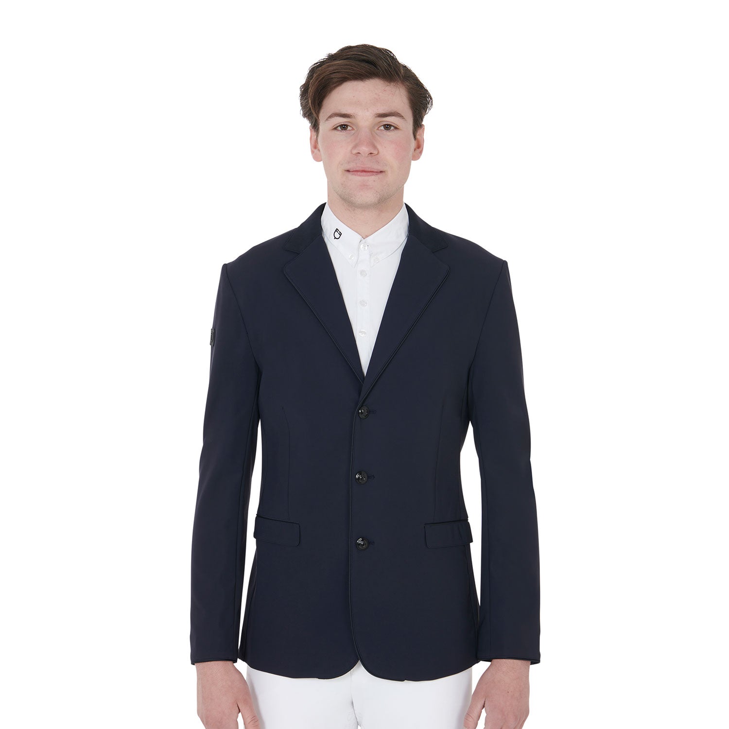 Giacca uomo da concorso, modello Elegance, con tre bottoni