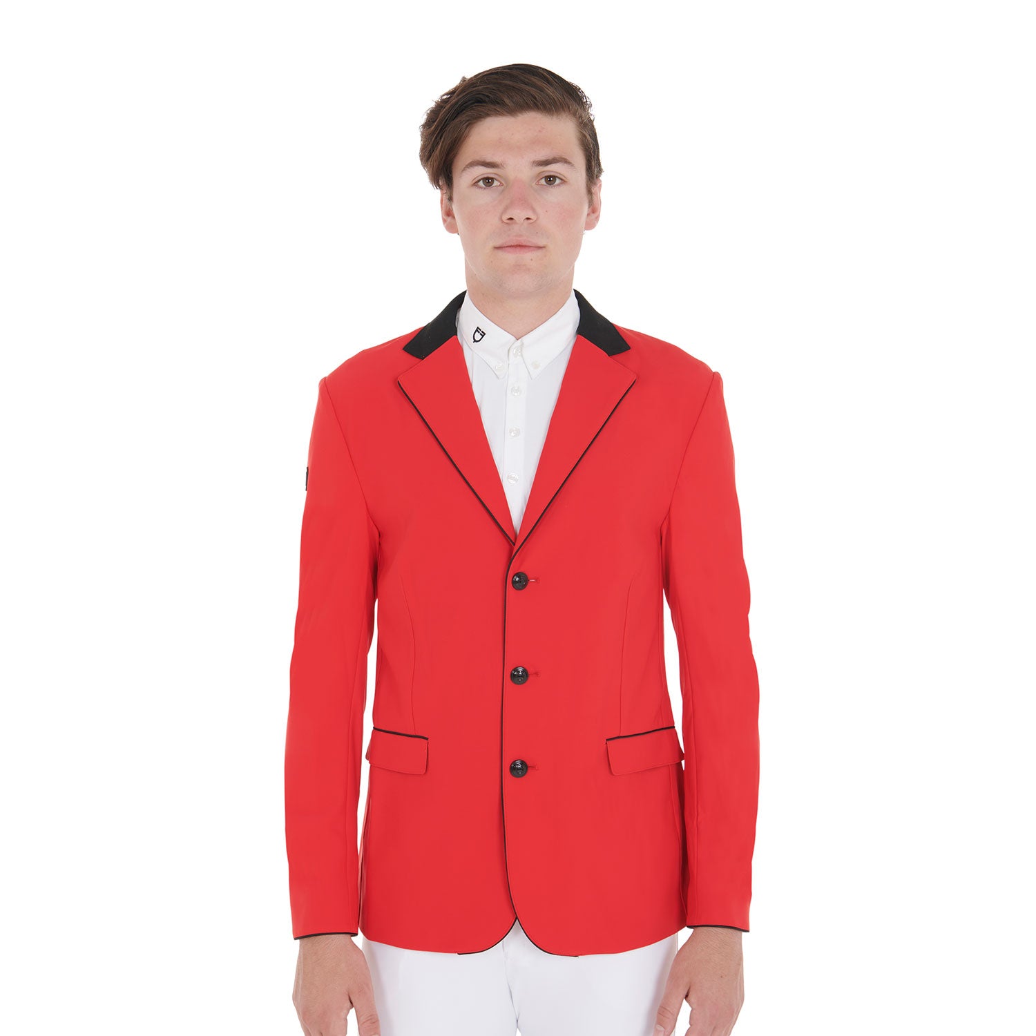 Giacca uomo da concorso, modello Elegance, con tre bottoni