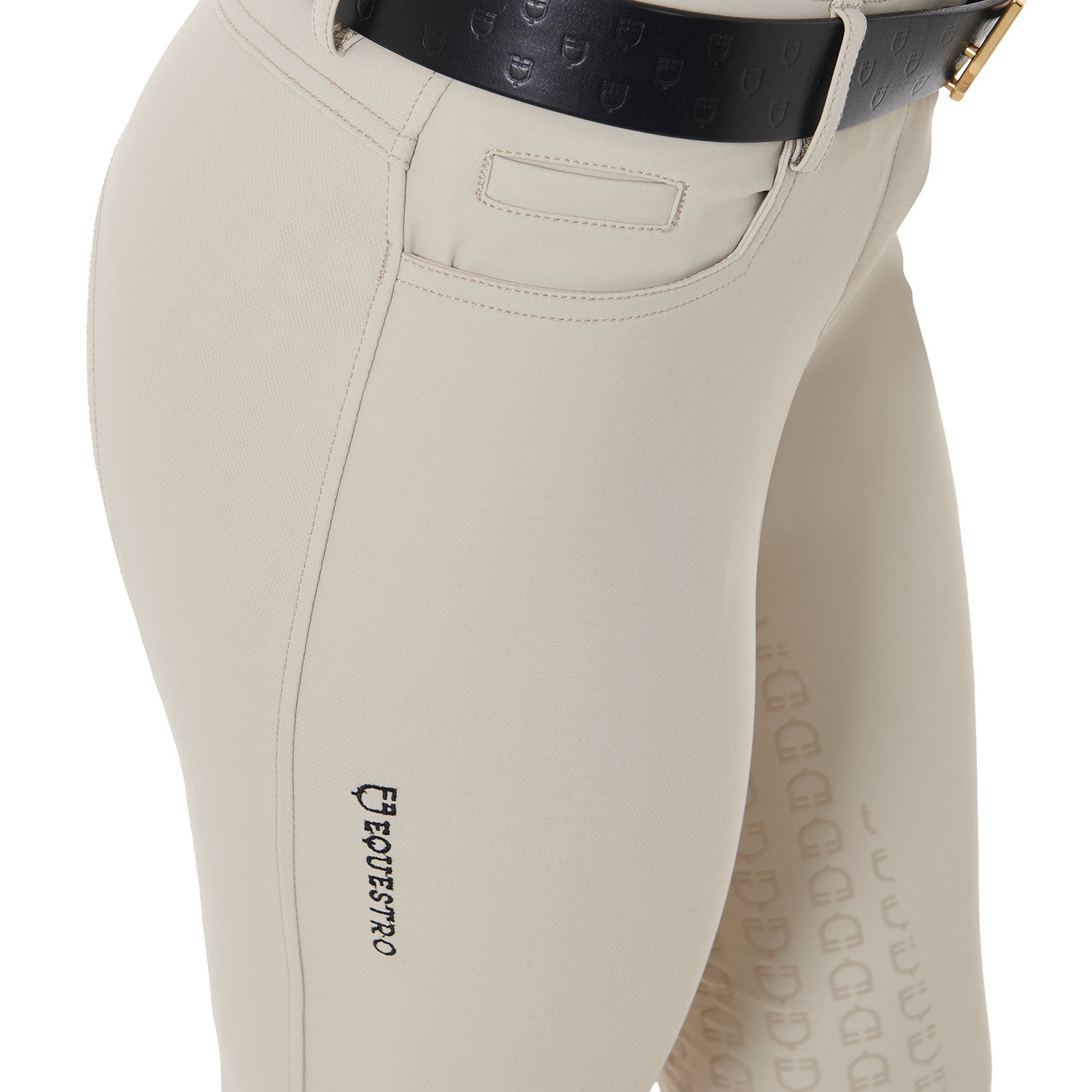 Pantaloni donna full grip Equestro Aria in tessuto tecnico