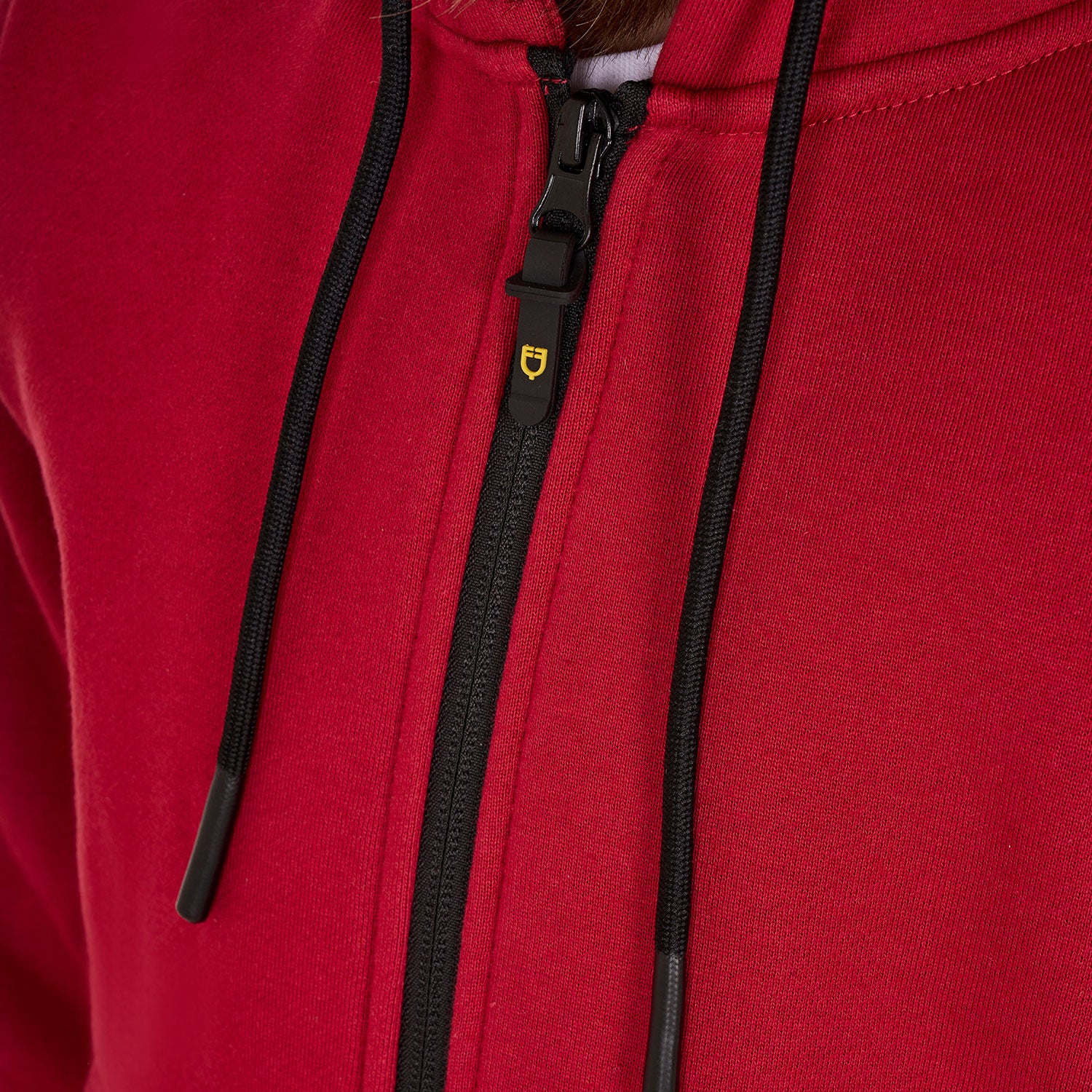 Felpa bambina full zip con pile interno Equestro